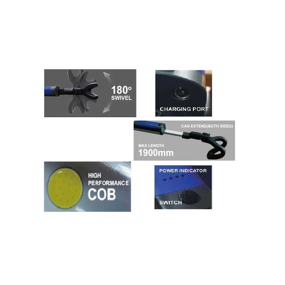 LATARKA LED PO MASKĘ - 1000 Lm KD1260