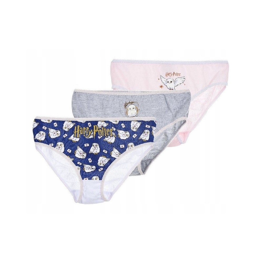 Harry Potter Hedwig children's underwear, panties 3 pieces/package 4 - 5 years / 104 - 110 cm