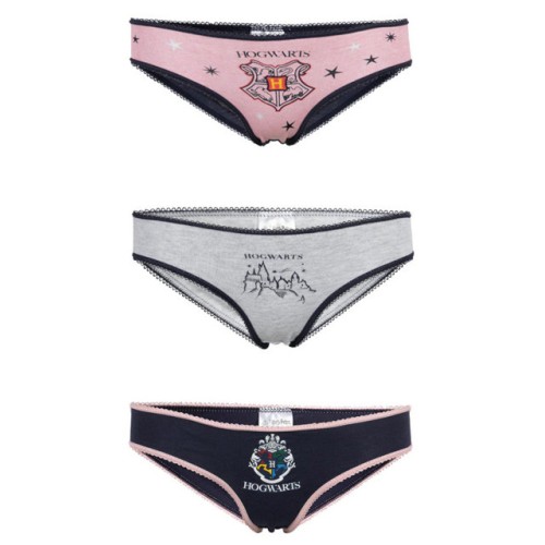 Harry Potter Hogwarts kids underwear, 3 pack panties 98/104 cm