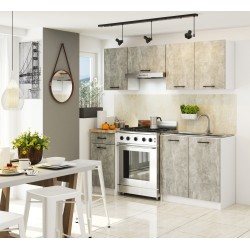 Szafka OLIWIA W30 H580 BIAŁA / BETON