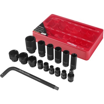 NASADKI UDAROWE 1/2" 16 szt. KD11762