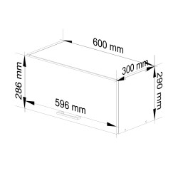 Szafka OLIWIA W60OK BIAŁA / BETON