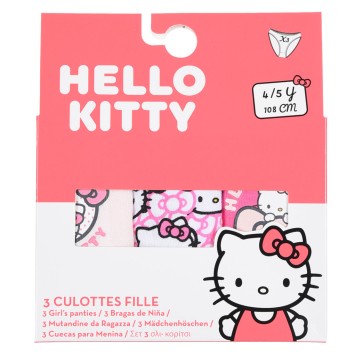 Hello Kitty children's underwear, briefs 3 pieces/package