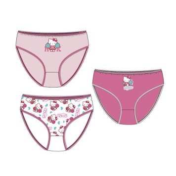 Hello Kitty Cheer gyerek fehérnemű, bugyi 3 darab/csomag 3 - 8 év / 98 - 128 cm