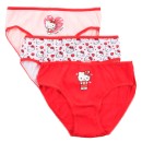 Hello Kitty Hearts children's underwear, panties 3 pieces/pack 3 - 8 years / 98 - 128 cm