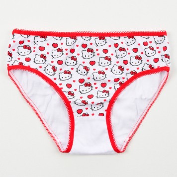 Hello Kitty Hearts children's underwear, panties 3 pieces/pack 3 - 8 years / 98 - 128 cm