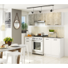 Szafka OLIWIA W60OK BIAŁA / BETON