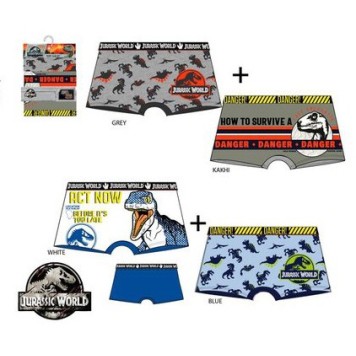 Jurassic World children's boxer shorts 2 pieces/pack