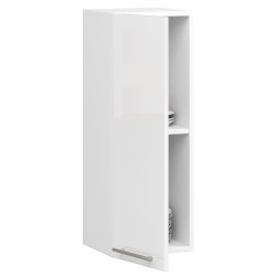 WISZĄCA SZAFKA KUCHENNA OLIWIA W 30cm BIAŁA-BIAŁY POŁYSK H720