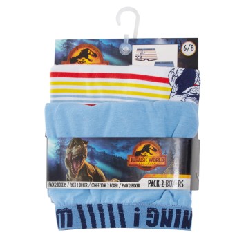 Jurassic World children's boxer shorts 2 pieces/package