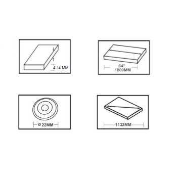 Przecinarka do glazury 64" / 1600mm KD10678