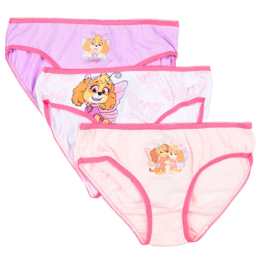 Paw Patrol Butterfly children's underwear, panties 3 pieces/package 3 - 6 years / 98 - 116 cm