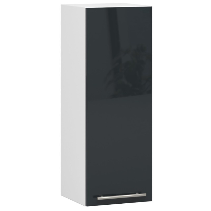 WISZĄCA SZAFKA KUCHENNA OLIWIA W 30cm BIAŁA-GRAFIT POŁYSK H720 WISZĄCA SZAFKA KUCHENNA OLIWIA W 30cm BIAŁA-GRAFIT POŁYSK H720