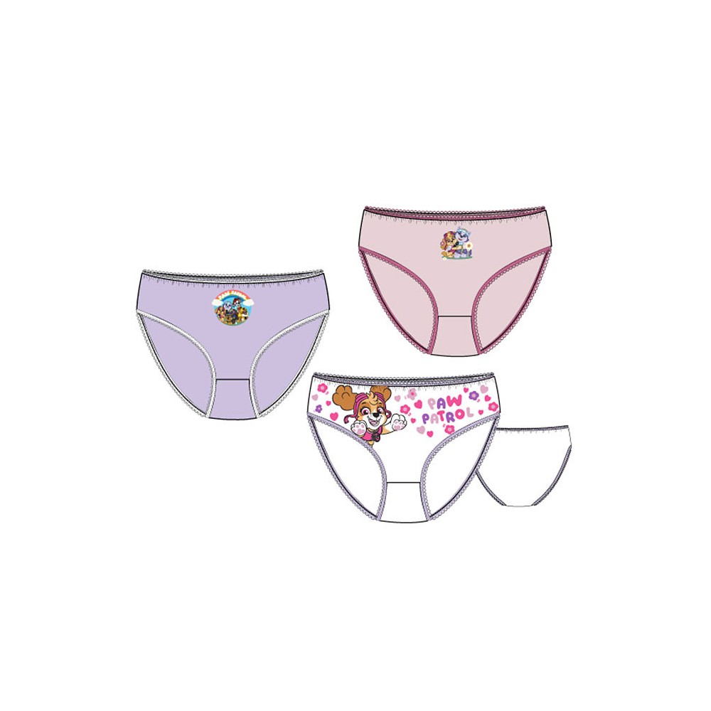 Paw Patrol Fun children's underwear, panties 3 pieces/pack 4/5 years