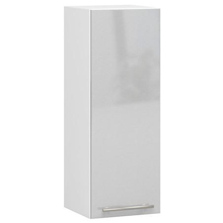WISZĄCA SZAFKA KUCHENNA OLIWIA W 30cm BIAŁA-METALIK POŁYSK H720