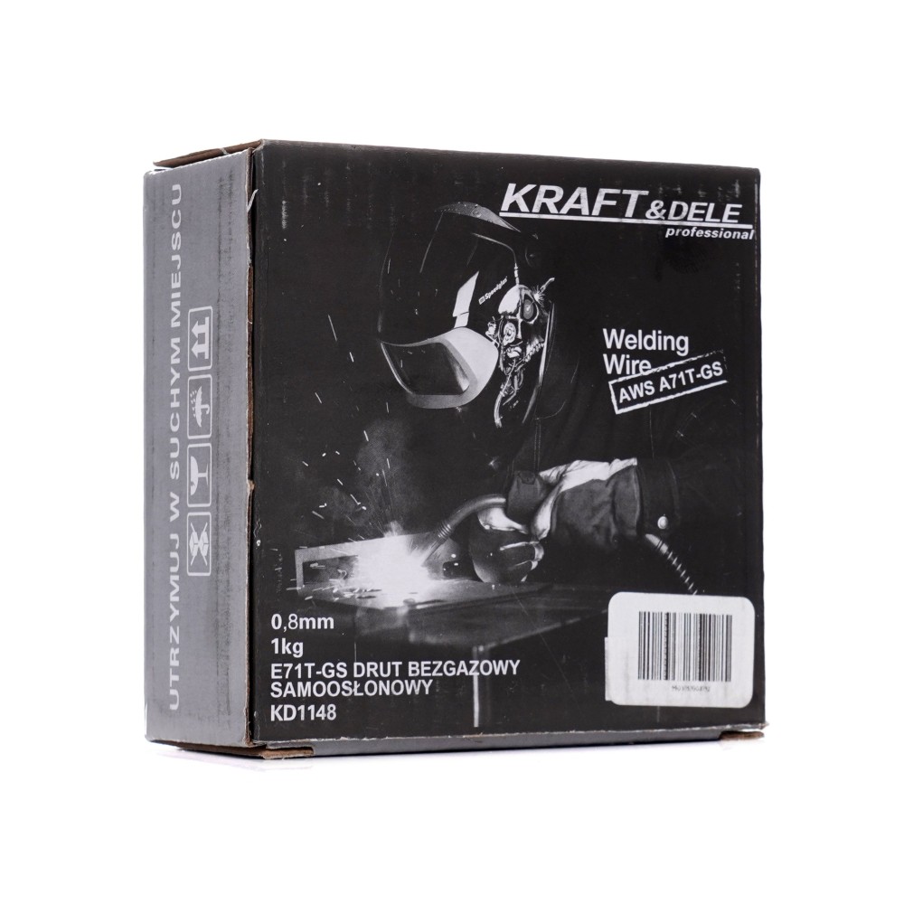 Drut spawalniczy bezgazowy samoosłonowy 0,8mm 1kg KD1148
