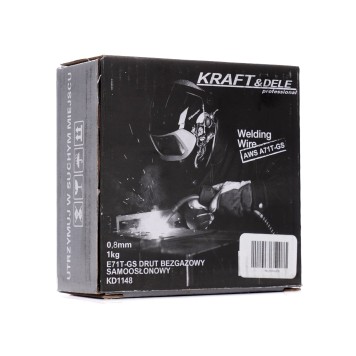 Drut spawalniczy bezgazowy samoosłonowy 0,8mm 1kg KD1148