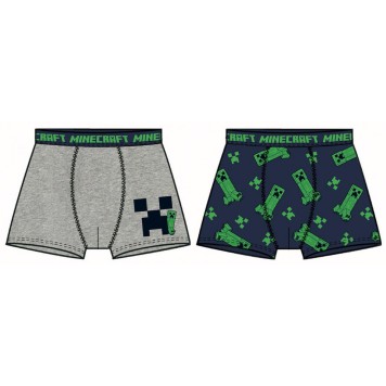 Minecraft kid's boxer shorts 2 pieces/pack 8 years