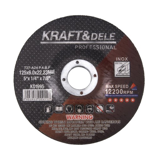 Tarcza do metalu 125x6,0x22,23 mm KD1995