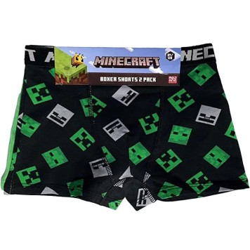 Minecraft kids' boxer shorts 2 pieces/pack 6 years