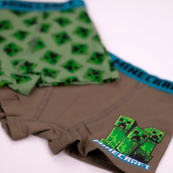 Minecraft kids' boxer briefs 2 pieces/pack 10 years