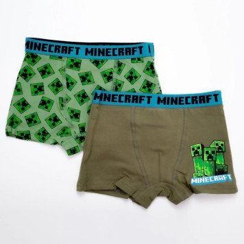 Minecraft children's boxer shorts 2 pieces/pack 6 years