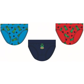 Minecraft children's underwear, 3 pack, 6 years