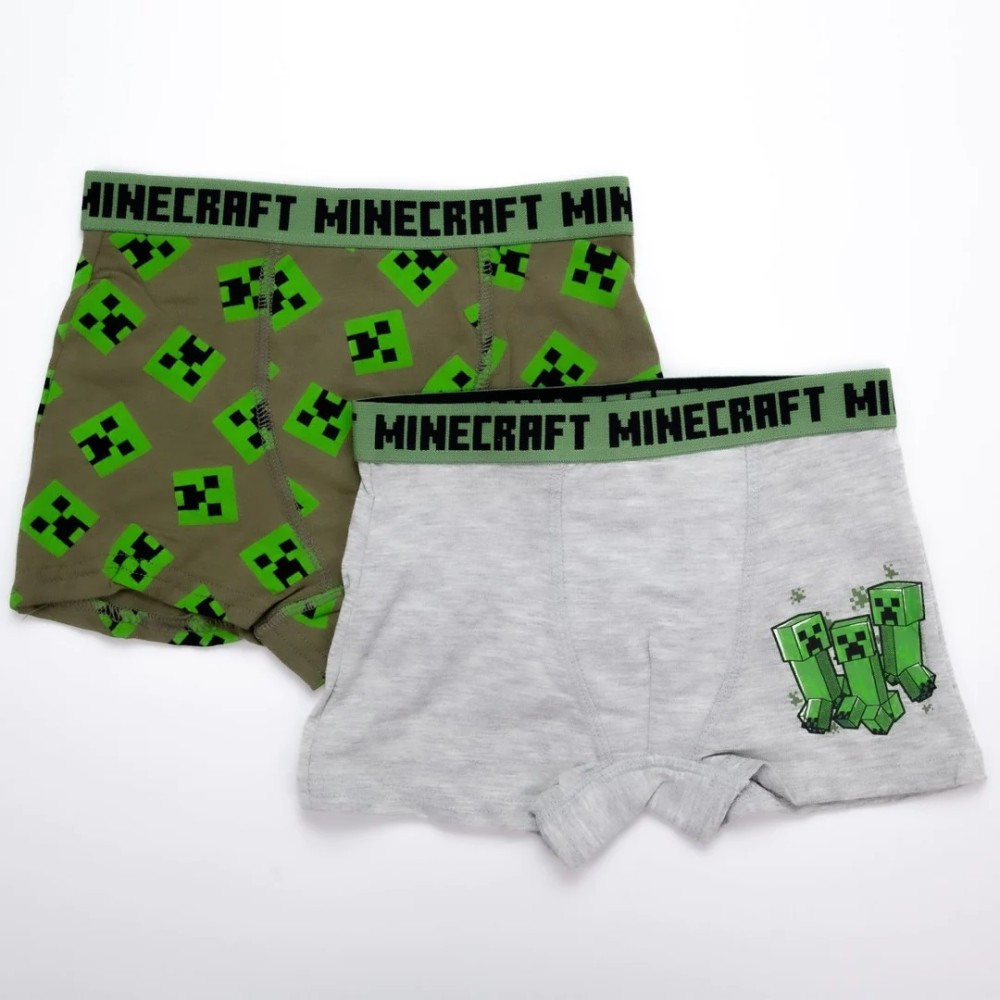 Minecraft children's boxer shorts 2 pieces/package 12 years old