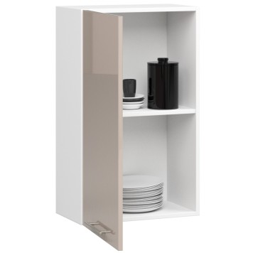 WISZĄCA SZAFKA KUCHENNA OLIWIA W 50cm BIAŁA-CAPPUCCINO POŁYSK H720