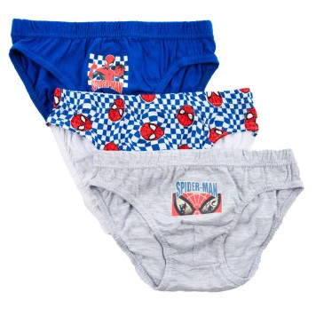 Spiderman Checked children's underwear, bottom 3 pieces/package 5 - 6 years / 110 - 116 cm