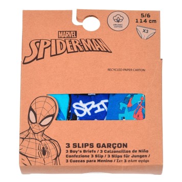 Spiderman children's underwear, 3 pieces per pack