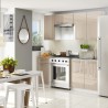 WISZĄCA SZAFKA KUCHENNA OLIWIA W 50cm BIAŁA-CAPPUCCINO POŁYSK H720