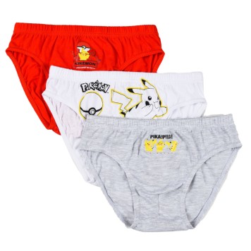 Pokémon Catch ‘Em children's underwear, bottom 3 pieces/package 4 - 10 years / 104 - 140 cm