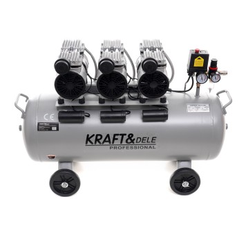 Kompresor bezolejowy 100L 3 x 1500W KD1397