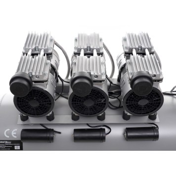 Kompresor bezolejowy 100L 3 x 1500W KD1397