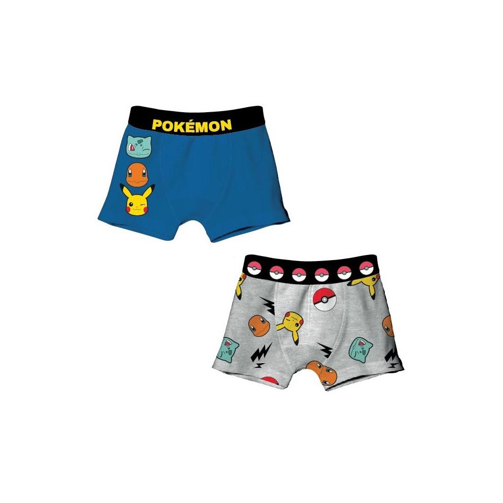 Pokémon children's boxer shorts 2 pieces/pack 122/128 cm
