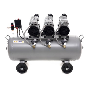 Kompresor bezolejowy 100L 3 x 1500W KD1397