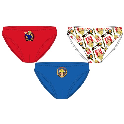 Fireman Sam Blaze kids underwear, 3 pieces/pack
