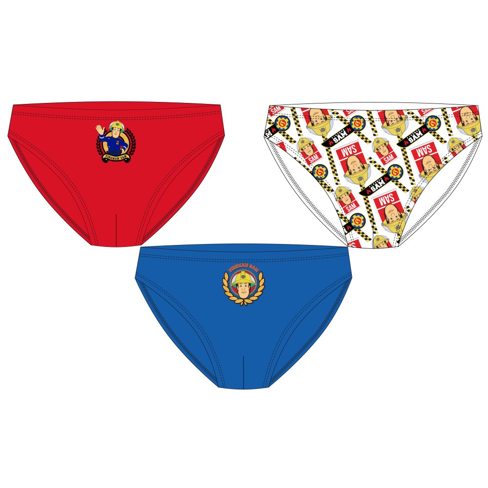 Fireman Sam Blaze kids underwear, 3 pieces/pack