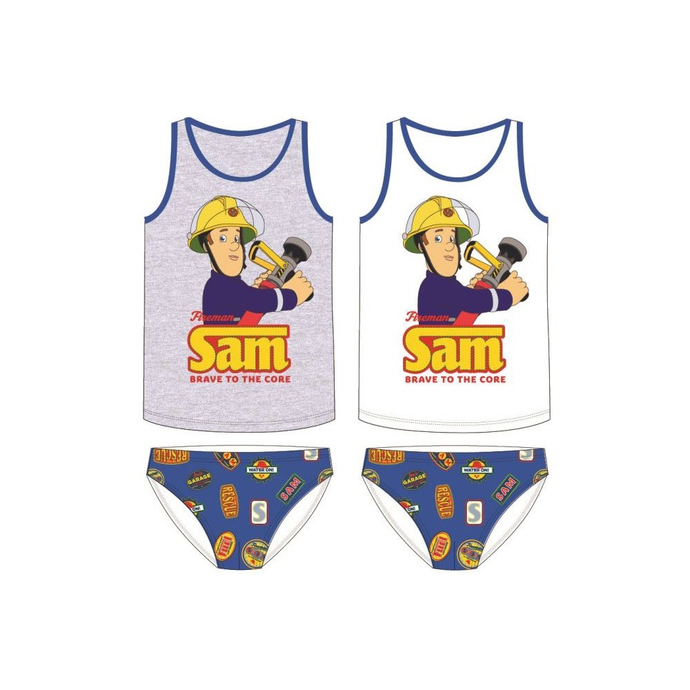 Fireman Sam tank top + bottom set 98-128 cm