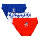 Sonic the Hedgehog Gotta Go children's underwear, briefs 3 pieces/package 3 - 4 years / 98 - 104 cm