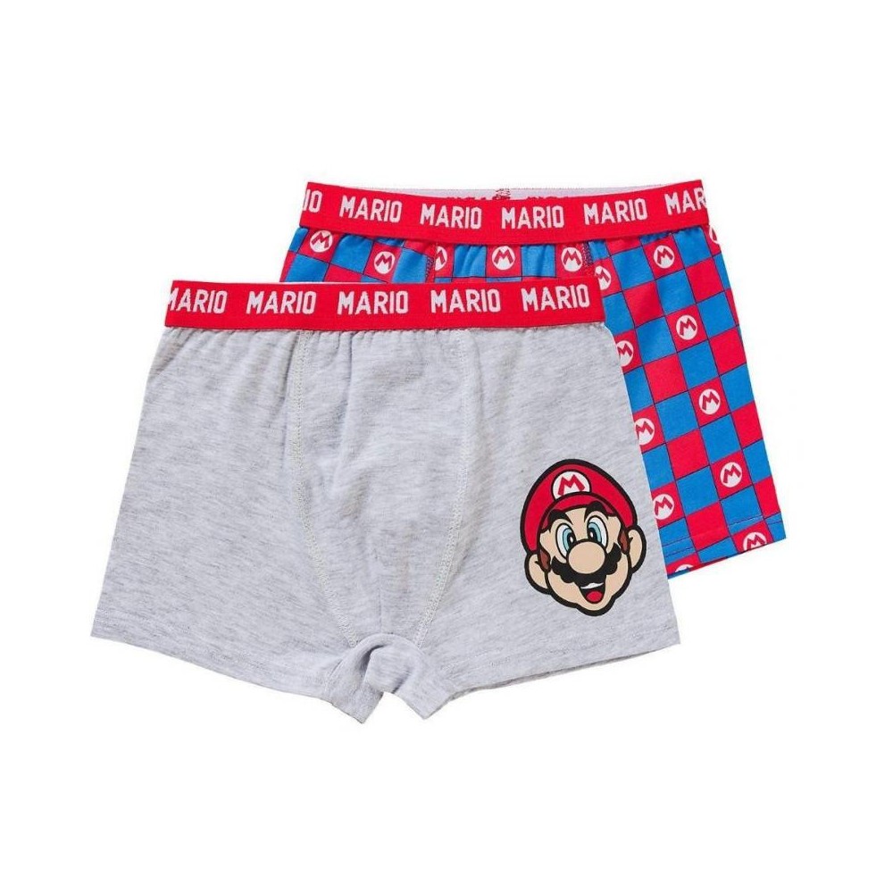 Super Mario children's boxers, 2 pieces/pack, 5 years