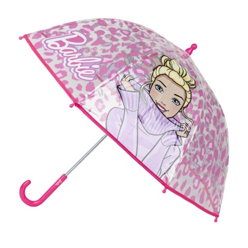 Barbie Glam children's transparent umbrella Ø71 cm