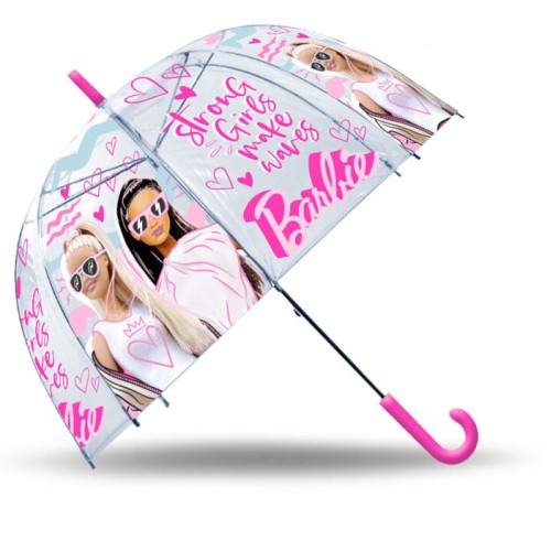 Barbie Strong Girls children's transparent umbrella Ø70 cm
