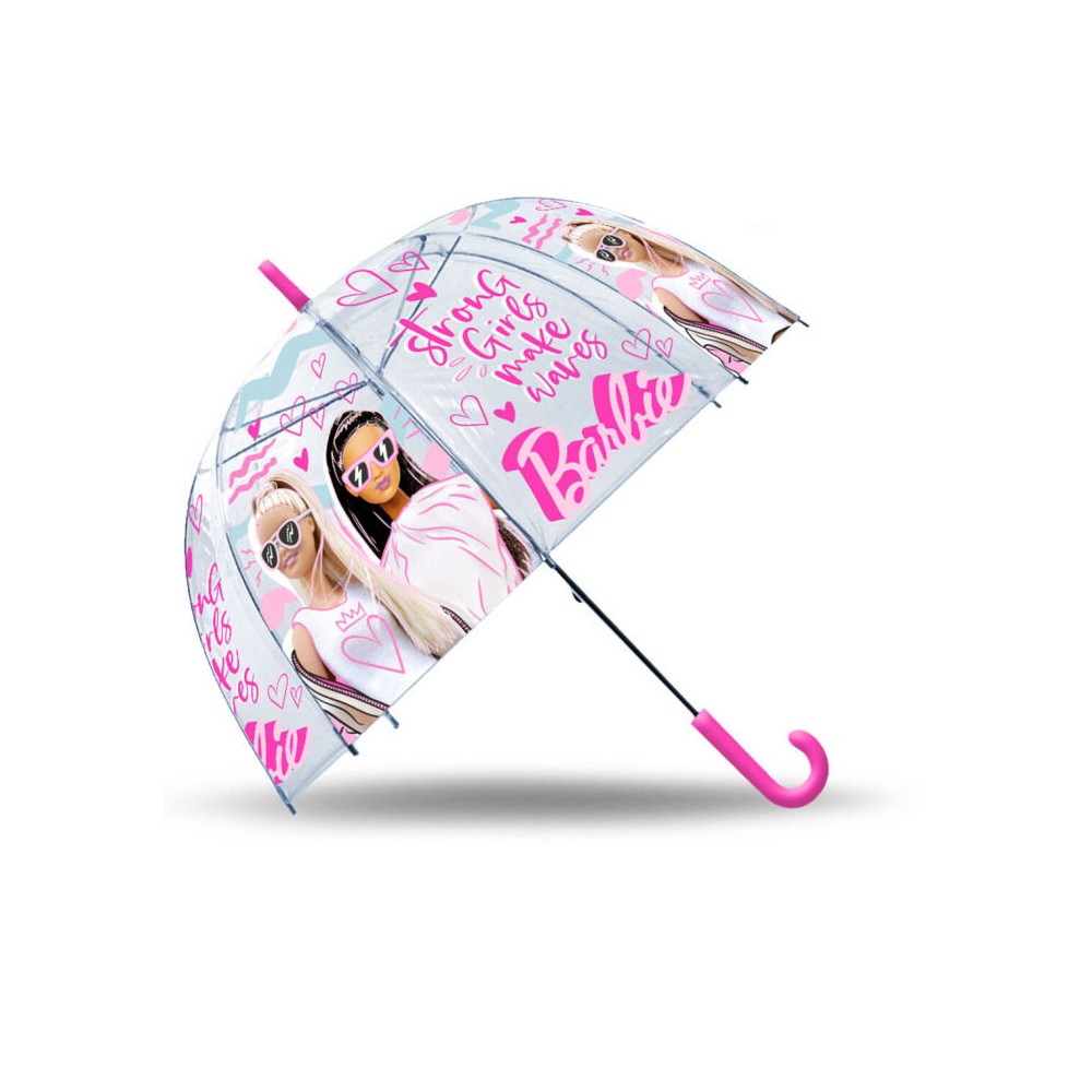 Barbie Strong Girls children's transparent umbrella Ø70 cm