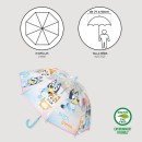 Bluey Bingo children's transparent umbrella Ø71 cm