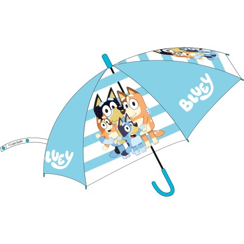 Bluey Family children's transparent semi-automatic umbrella Ø74 cm