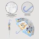 Bluey Puddle children's transparent umbrella Ø71 cm