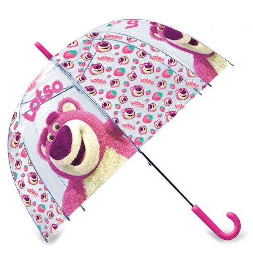 Disney Toy Story Lotso Strawberry children's transparent umbrella Ø70 cm