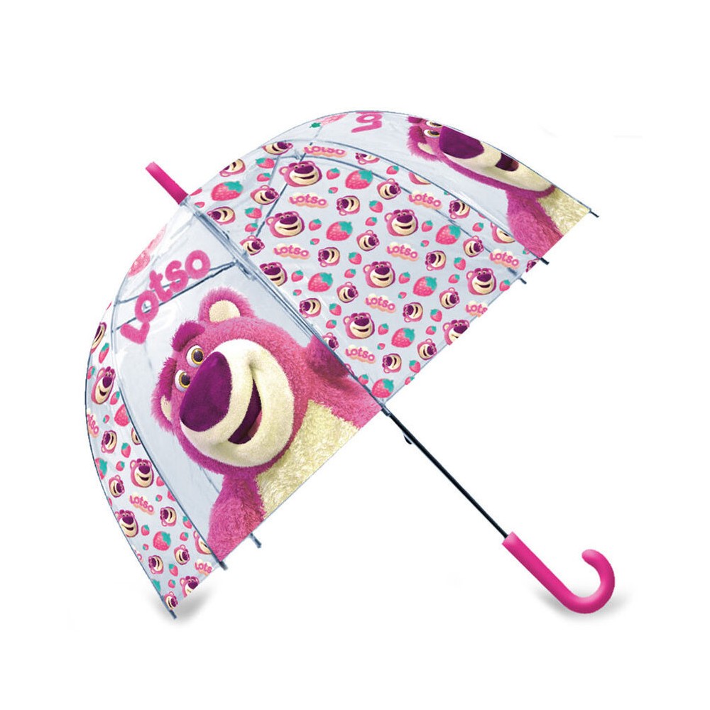 Disney Toy Story Lotso Strawberry children's transparent umbrella Ø70 cm